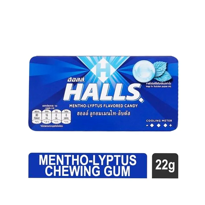 Halls Mentho-Lyptus Candy 22.4g