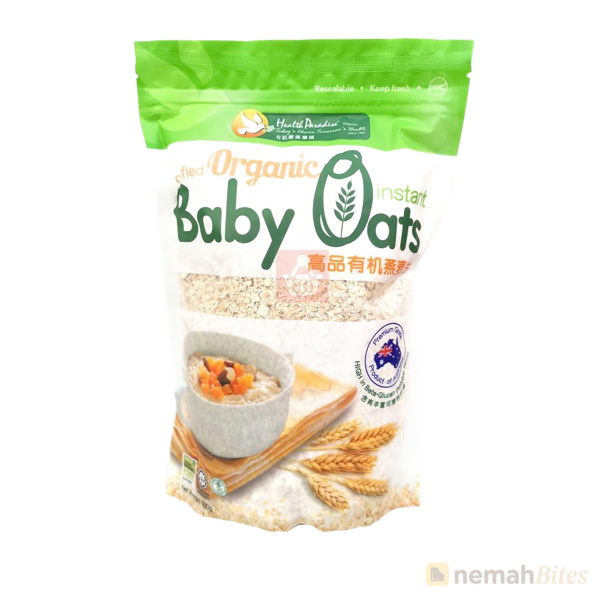 Health Paradise Baby Oats 500g Instant Pack