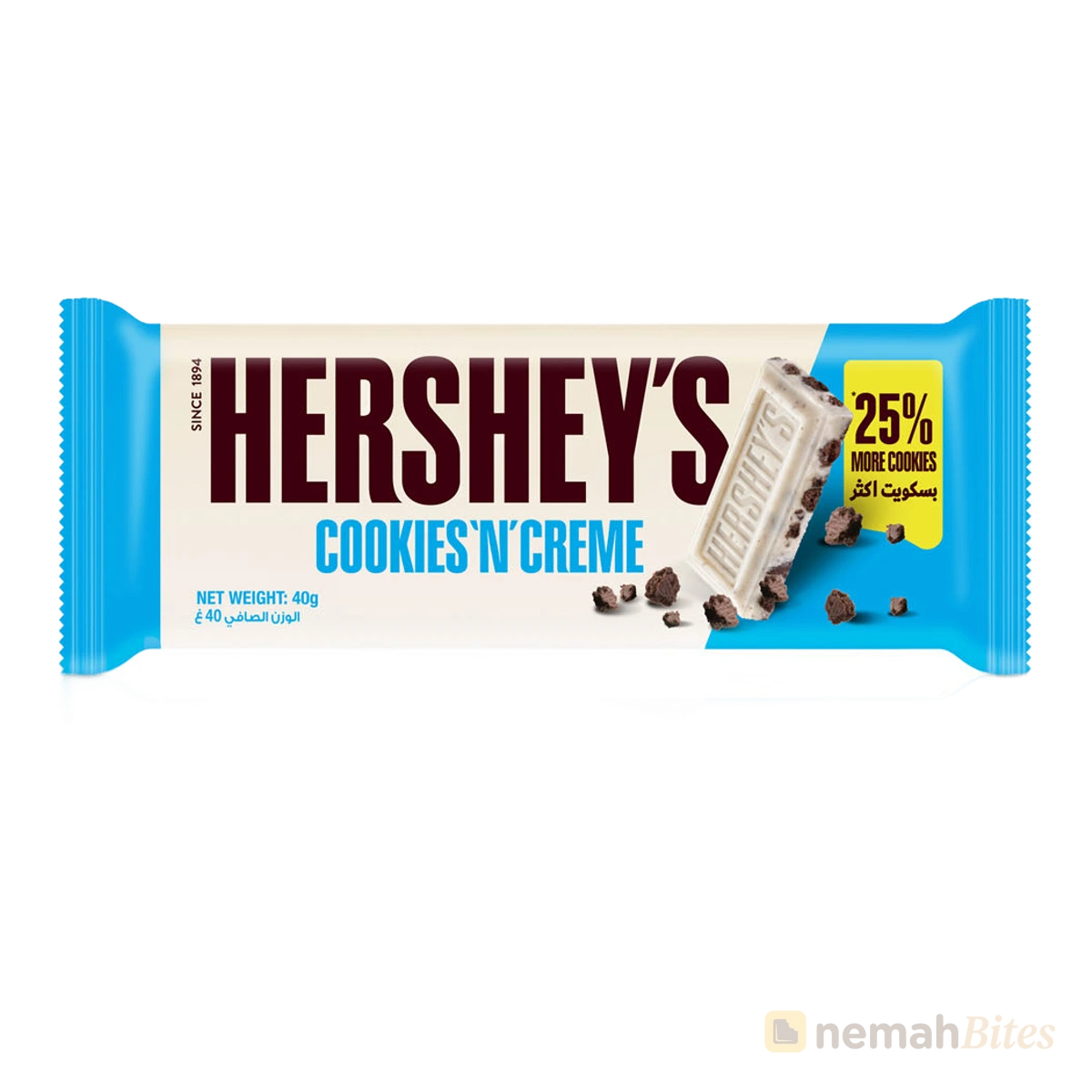Hershey’s Chocolate Bar 40g Cookies n Cream