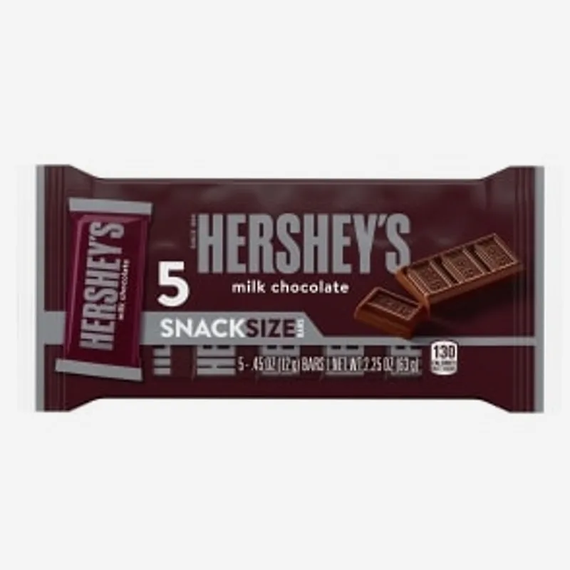 Hershey’s Creamy Milk Chocolate Snacksize 153g