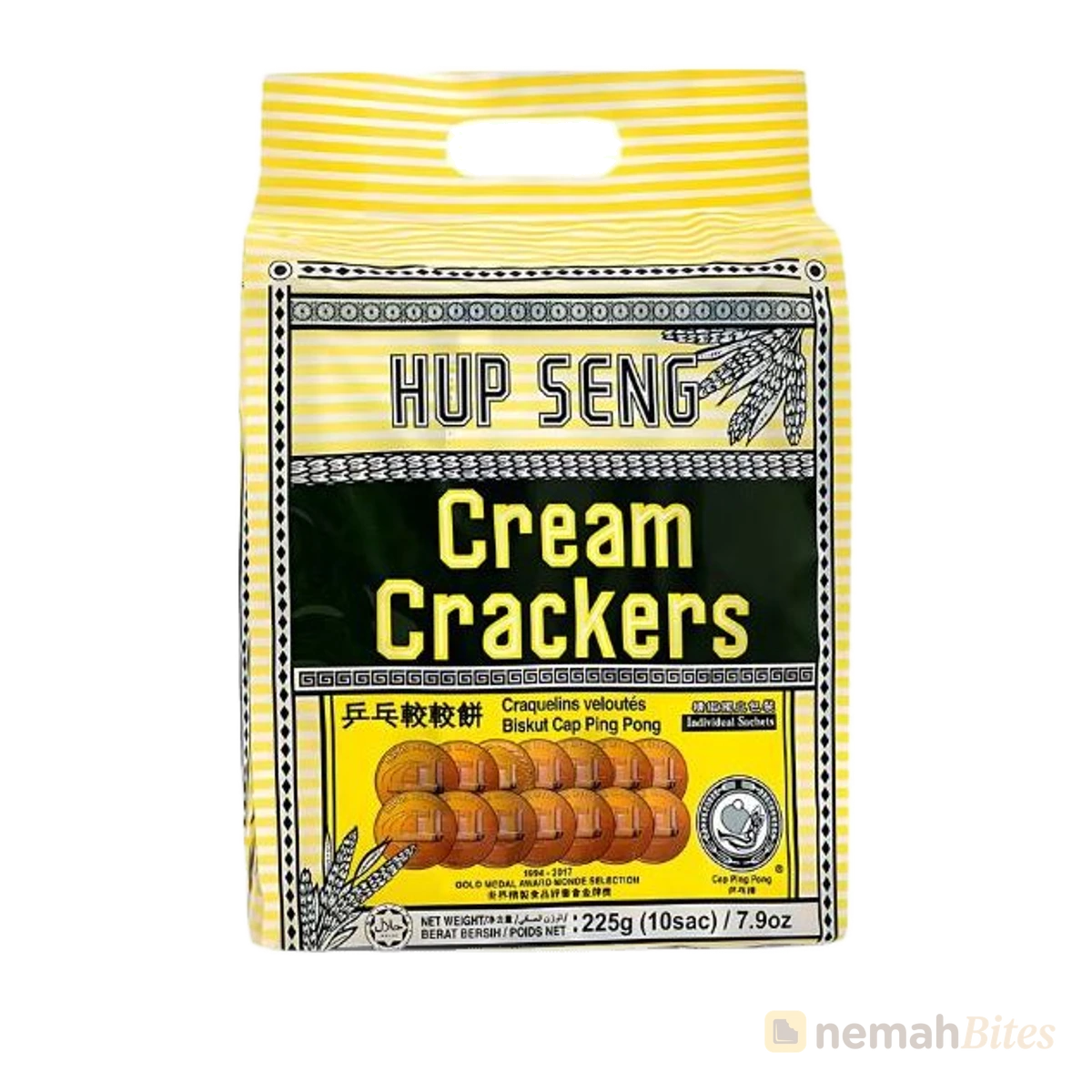 Hup Seng Cream Crackers 225g Pack