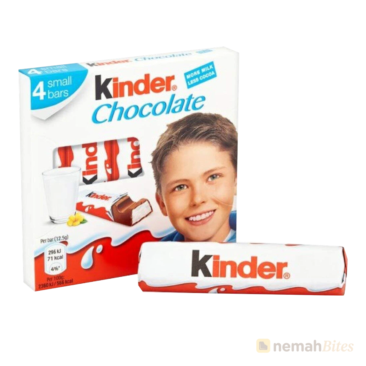 Kinder KInnder Chocolate 50g 4 Bars