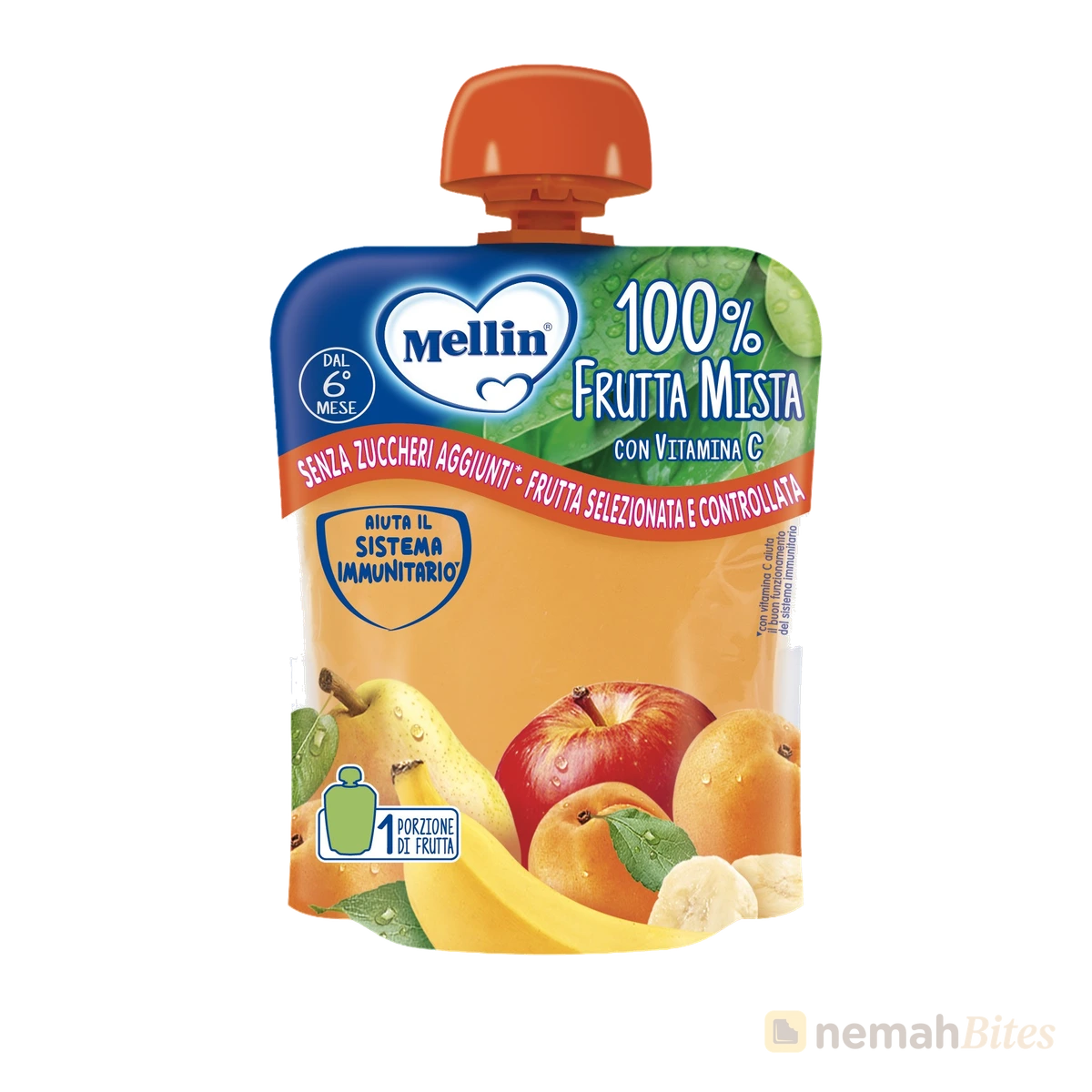 Mellin crescendo baby fruit 100% frutta 90g