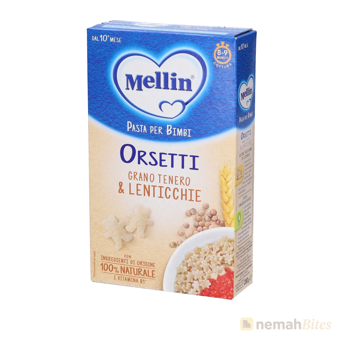 Mellin Orsetit grano tenero & Lenticchie 280g