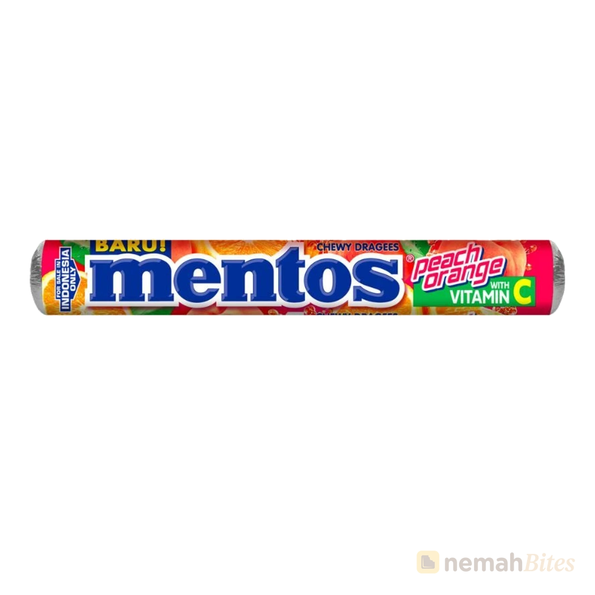 Mentos Candy 29g Peach Orange