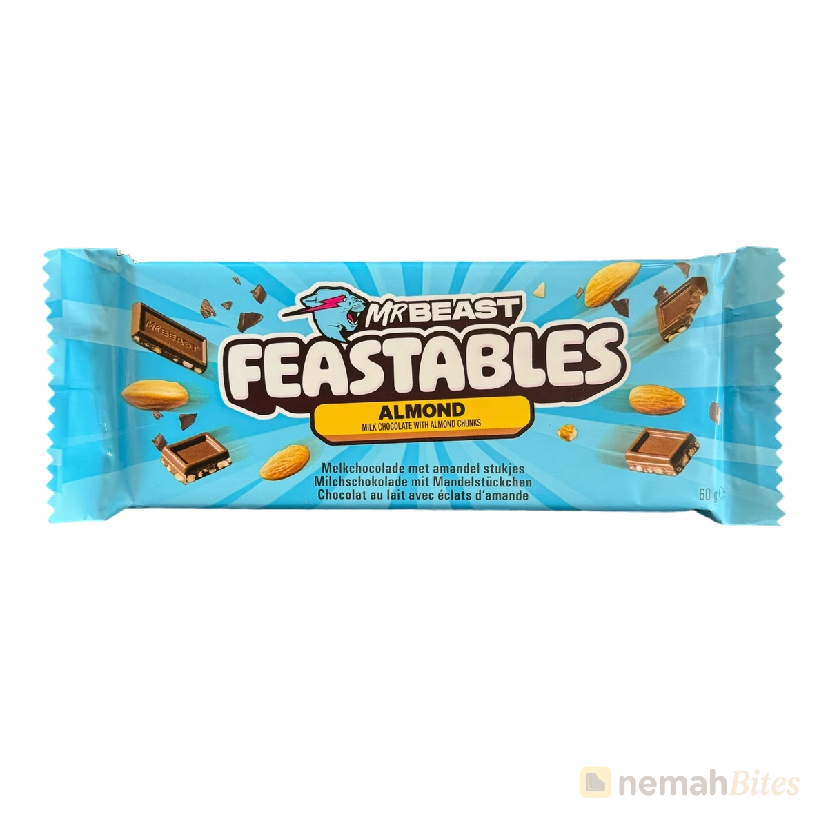 Mr Beast Chocolate 60g Feastables Almond