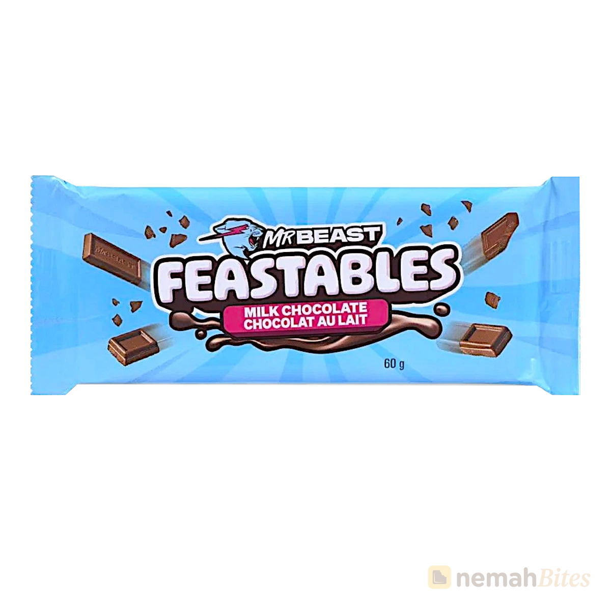 Mr Beast Chocolate 60g Feastables Milk Chocolate