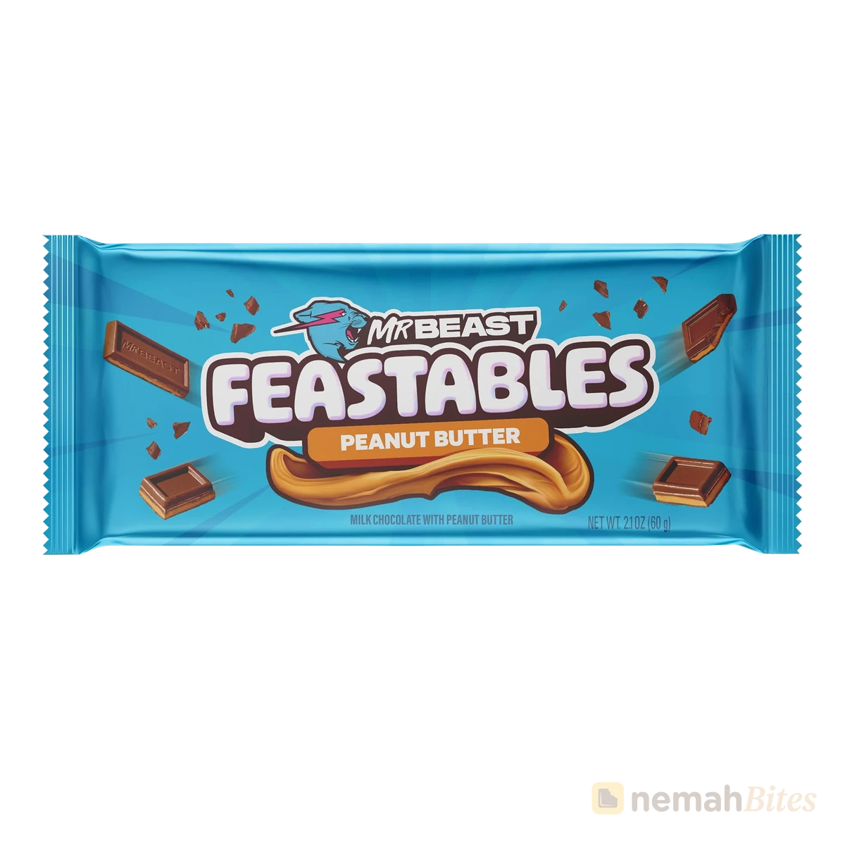 Mr Beast Chocolate 60g Feastables Peanut Butter