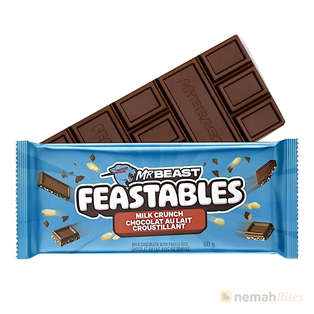 Mr Beast Milk Crunch Chocolate 60g