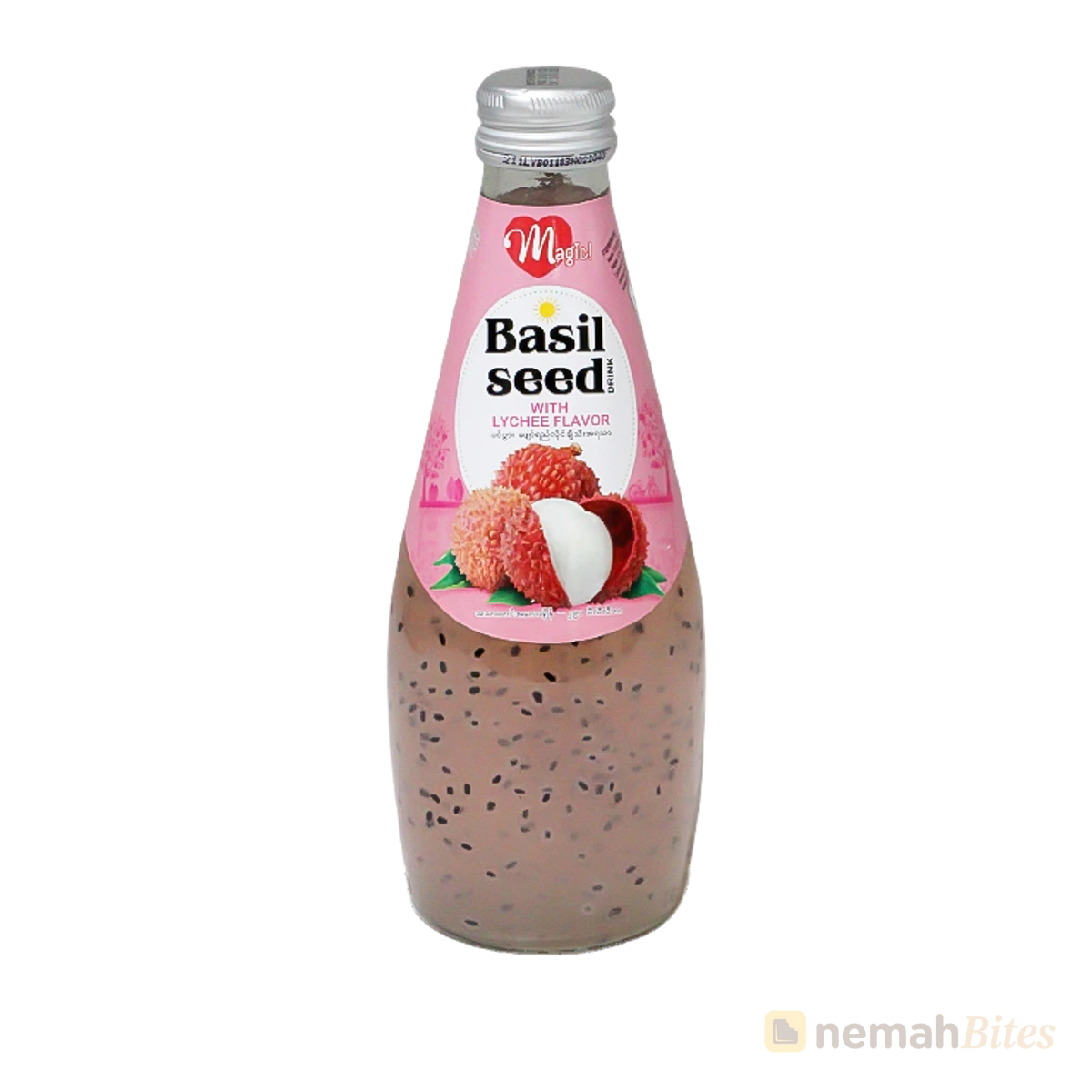 MT Lychee Juice With Basil Sheed 290ml