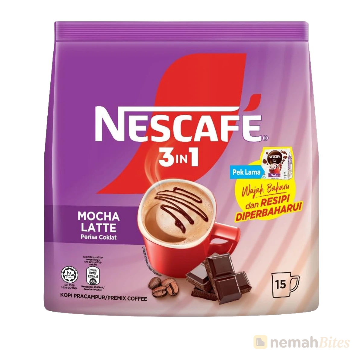 Nescafé Coffee 3in1 25gX15 pieces Mocha Latte