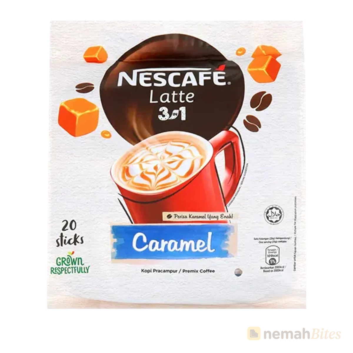Nescafé Latte 3 In 1 Caramel 500g