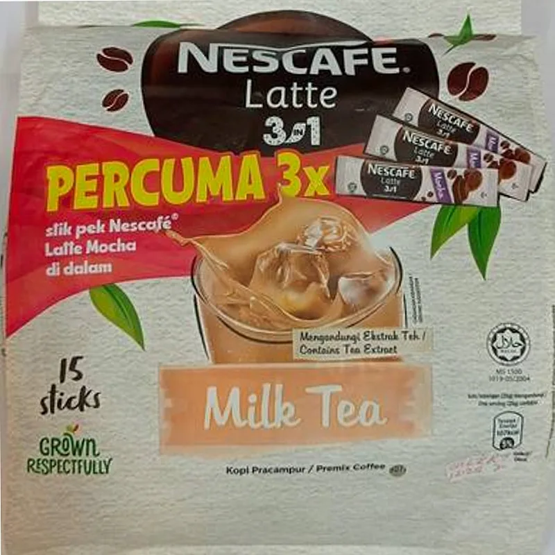 Nescafé Latte 3 In 1 Cereal Milk 375g 15 Sticks