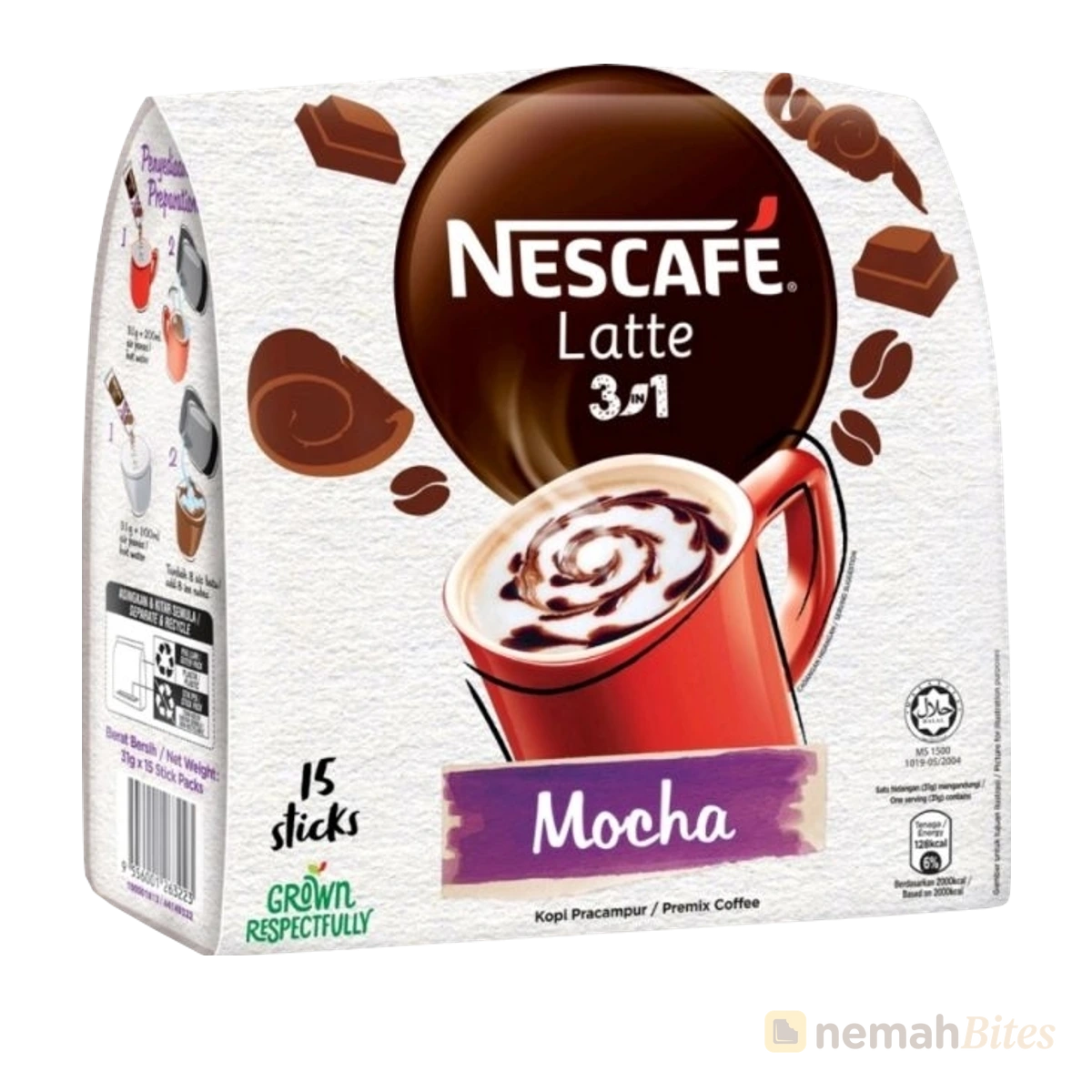 Nescafé Latte 3 In 1 Mocha 15 Sticks