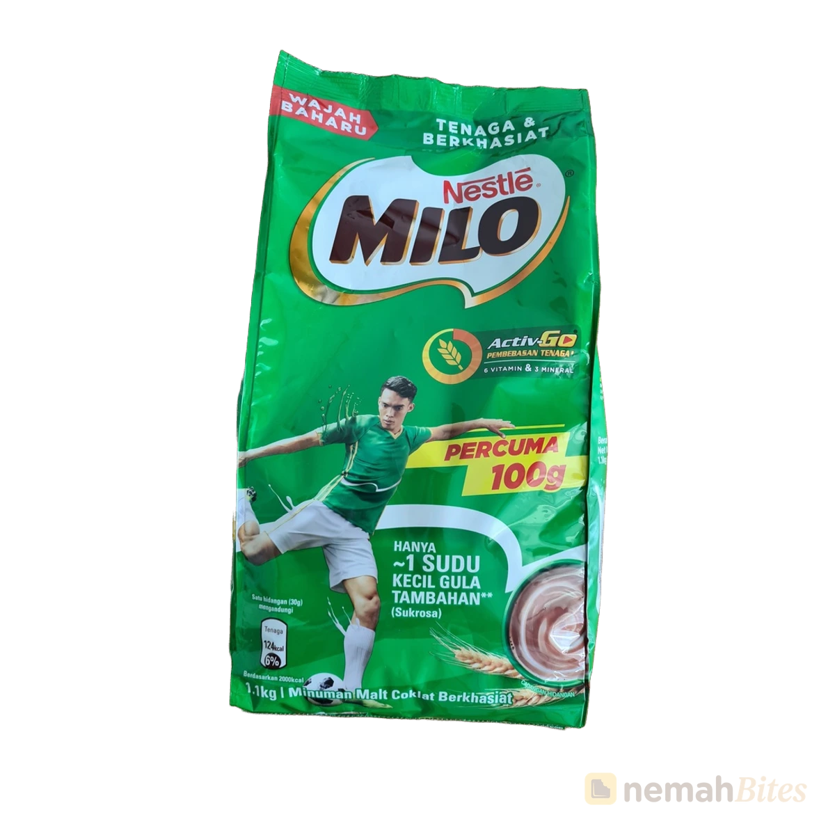 Nestlé Milo 1kg+100g Tenaga & Berkhasiat