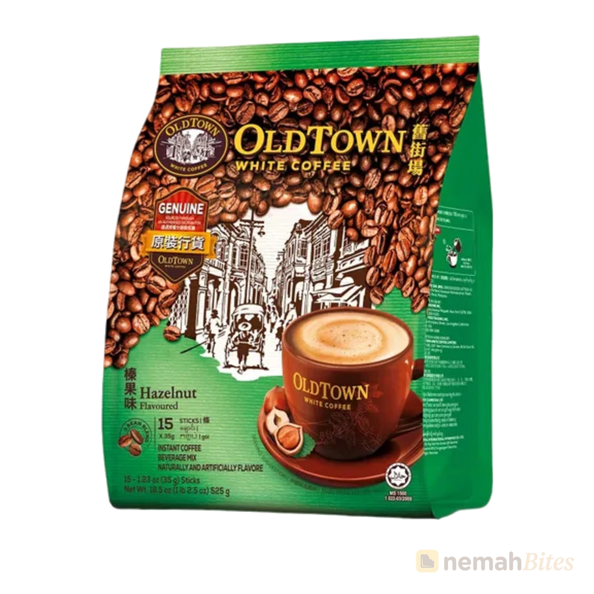 Old Town White Coffee Hazelnut 15sticks 525g Old Town White Coffee Hazelnut 15sticks 525g