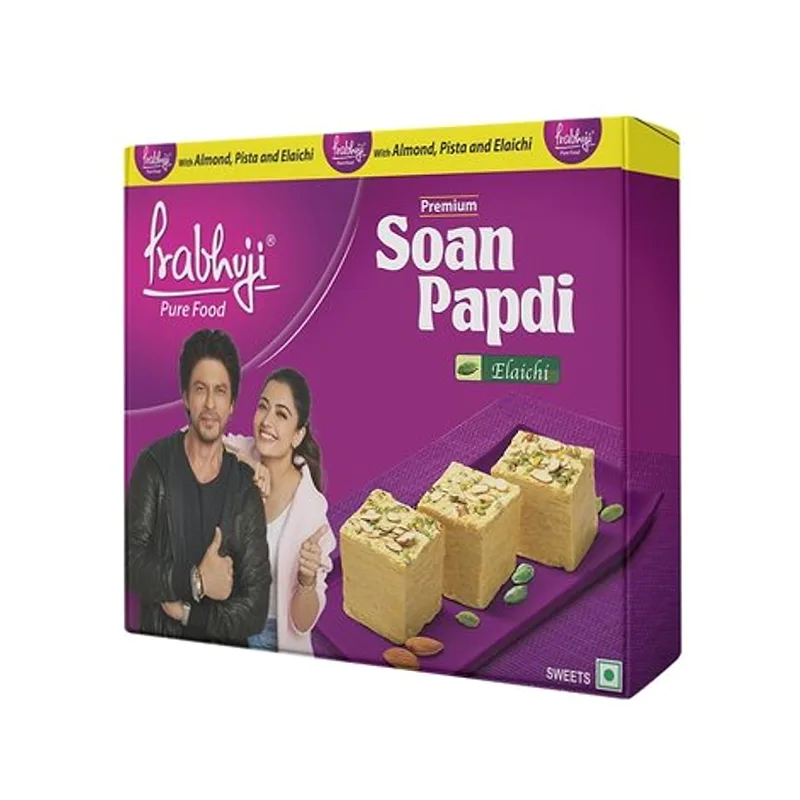 Prabhvji Soan Papdi 450g Elachi