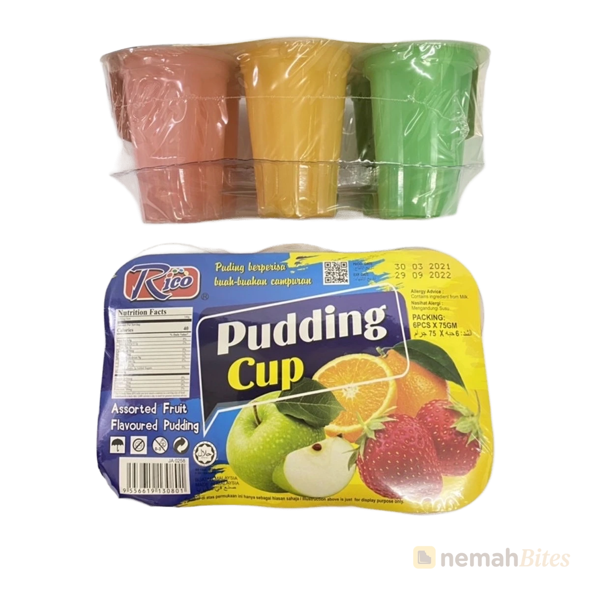 Rico Assorted Pudding 6PcsX65g