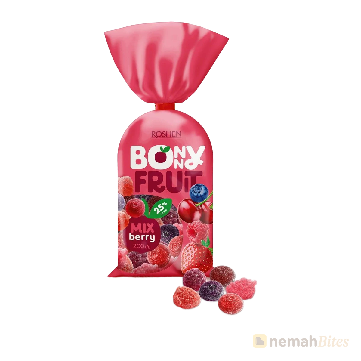 Roshen Bony Fruit Candy 200g Mix Berry Roshen Bony Fruit Candy 200g Mix Berry