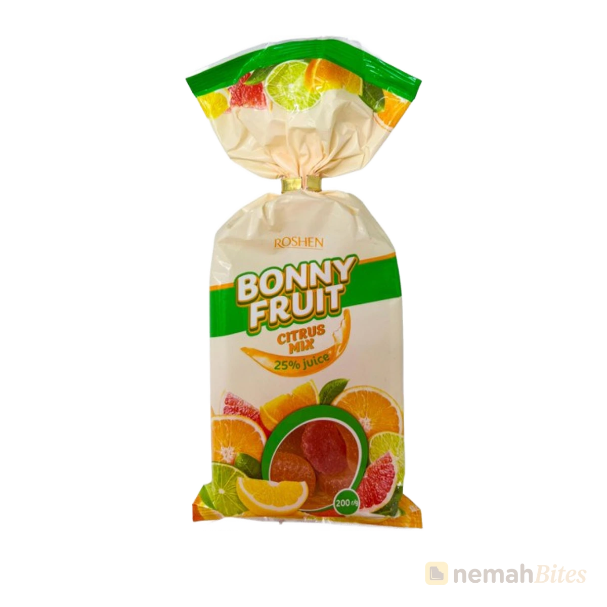 Roshen Bony Fruit Candy 200g Mix Citrus Roshen Bony Fruit Candy 200g Mix Citrus