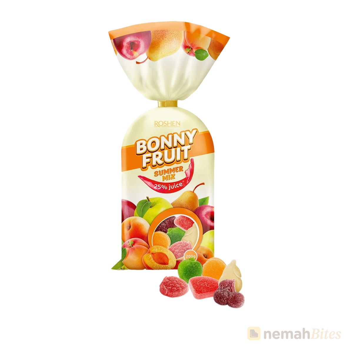 Roshen Bony Fruit Candy 200g Mix Summer Roshen Bony Fruit Candy 200g Mix Summer