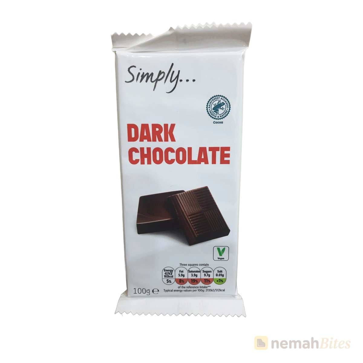 Simply Dark Chocolate 100g