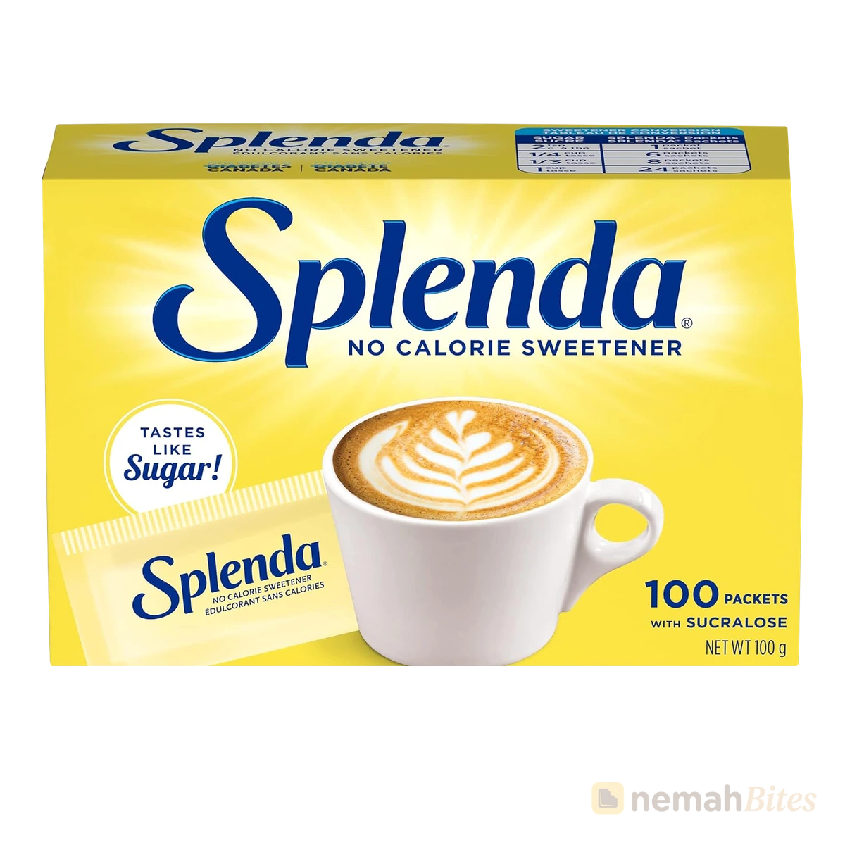 Splenda Sweetener 100g 100pack Splenda Sweetener 100g 100pack