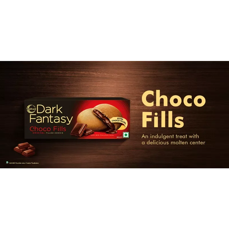 Sunfeast Dark Fantasy Cookies 100g Choco Fills Original Sunfeast Dark Fantasy Cookies 100g Choco Fills Original