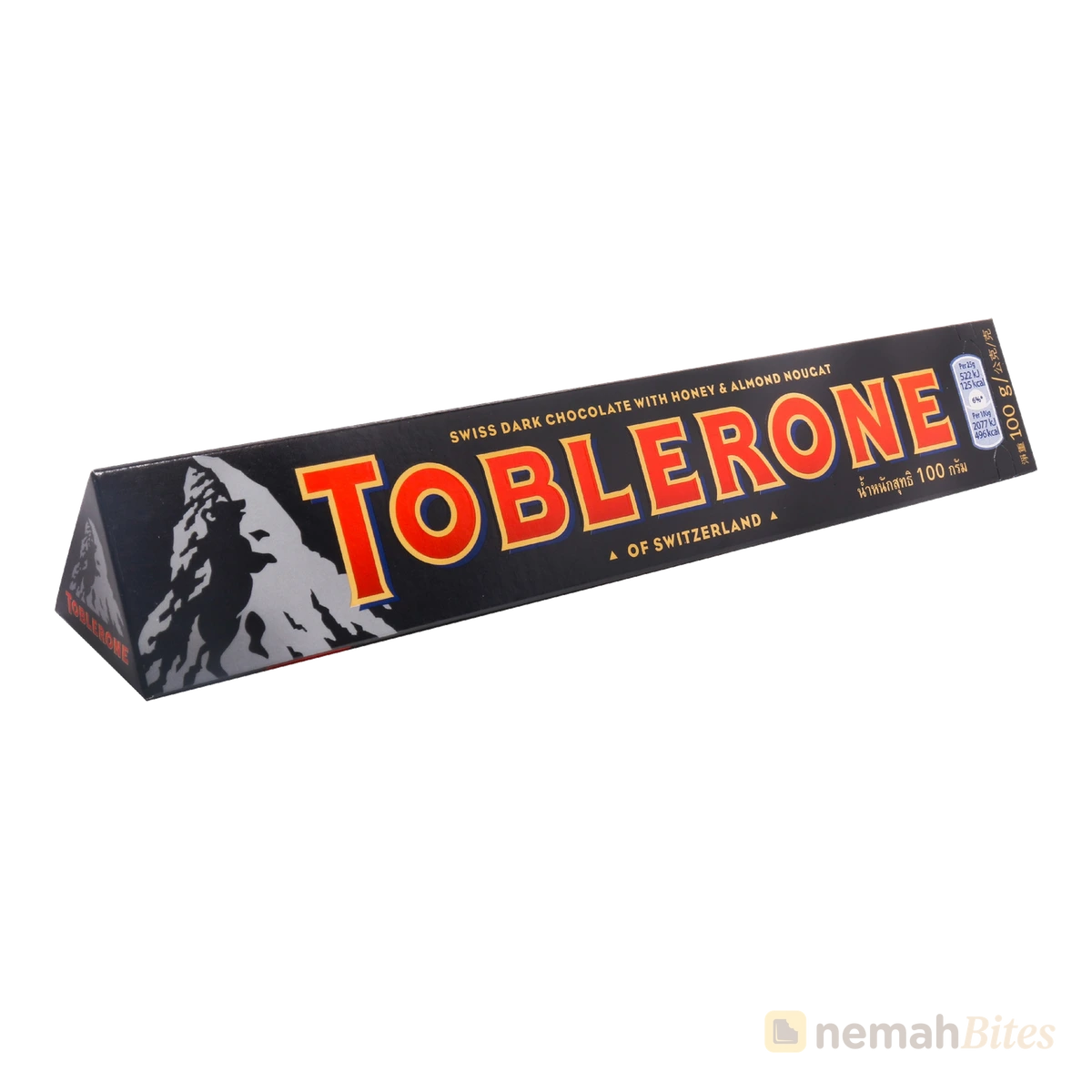 Toblerone Chocolate 100g Dark Honey & Almond