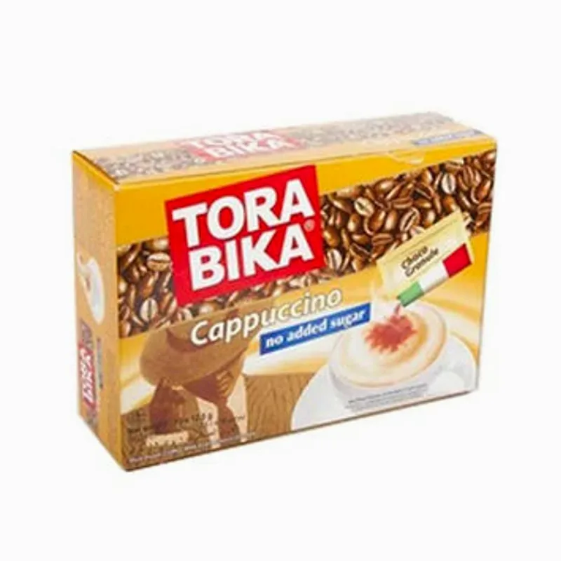 Tora Bika Cappuccino Coffee No Added Sugar 12.5g Tora Bika Cappuccino Coffee No Added Sugar 12.5g