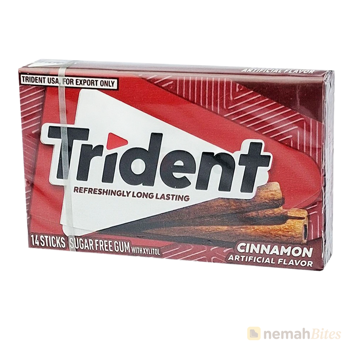 Trident Gum 14 Sticks Cinnamon Artificial Flavor